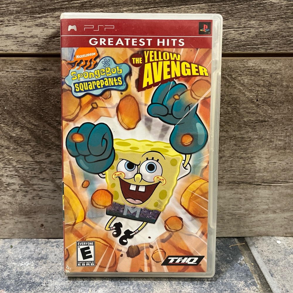 5 for $60 SpongeBob square pants the yellow avenger PSP game